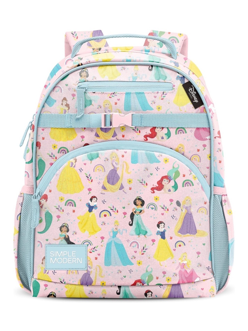 Disney x Simple Modern Kids' Princess Print Pink Backpack